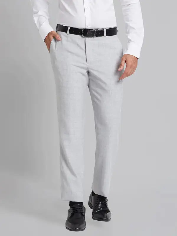 Men Smart Fit Brown Trouser