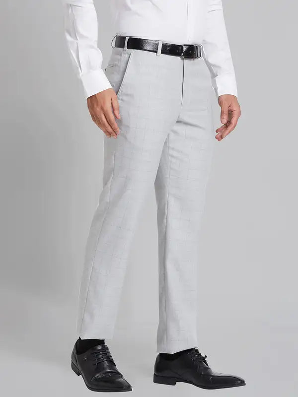 Men Smart Fit Brown Trouser