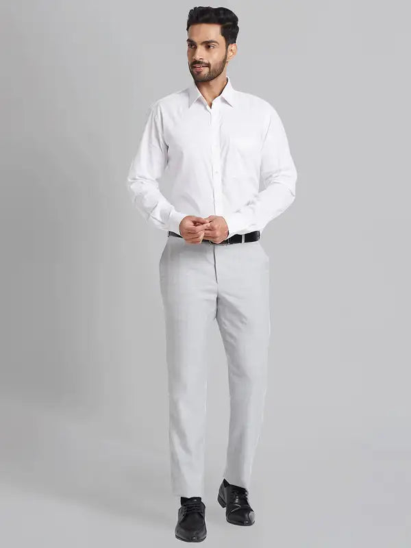 Men Smart Fit Brown Trouser