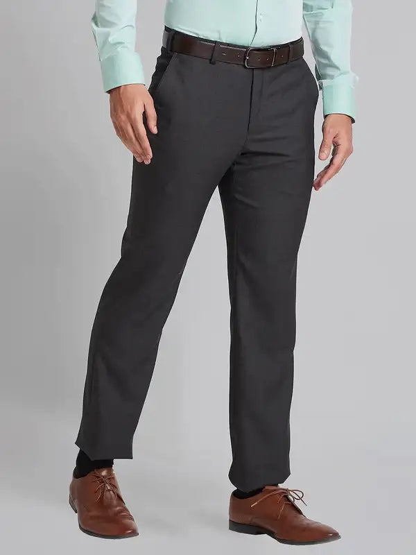 Men Smart Fit Fawn Trouser