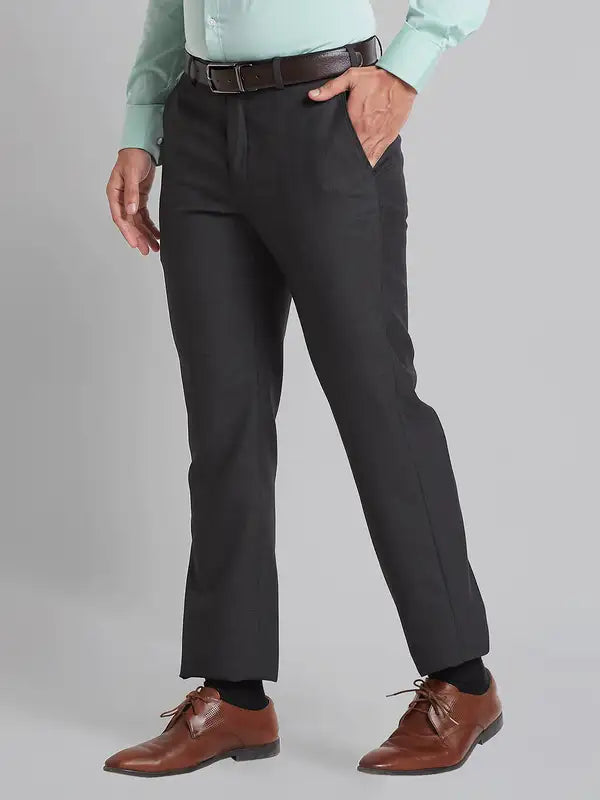 Men Smart Fit Fawn Trouser