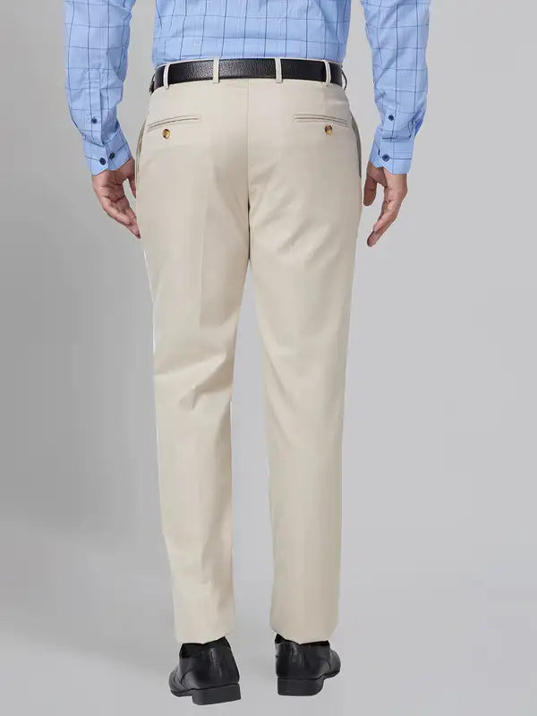 Men Smart Fit Grey Trouser