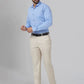 Men Smart Fit Grey Trouser