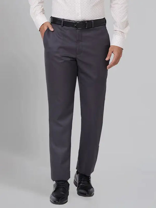 Men Smart Fit Black Trouser