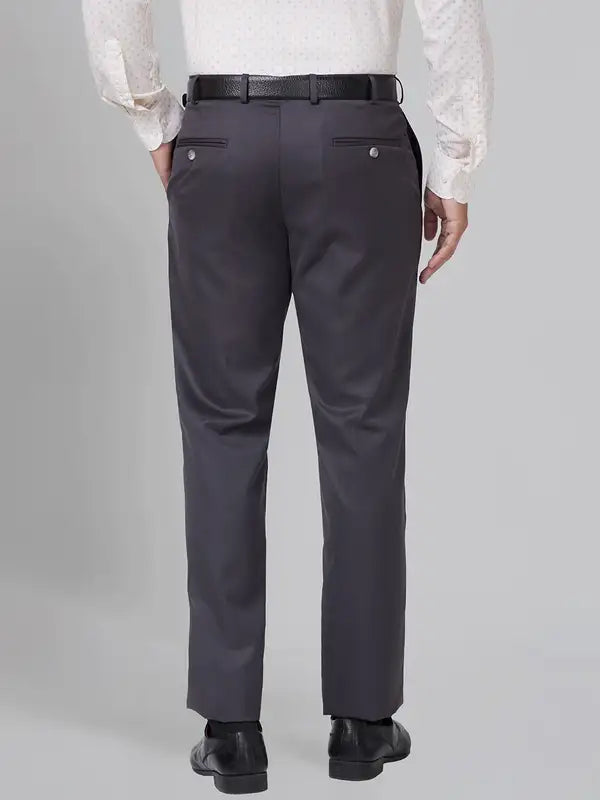 Men Smart Fit Black Trouser