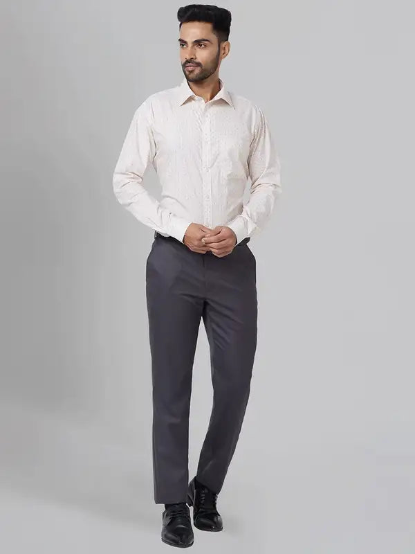 Men Smart Fit Black Trouser