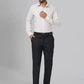 Men Smart Fit Black Trouser