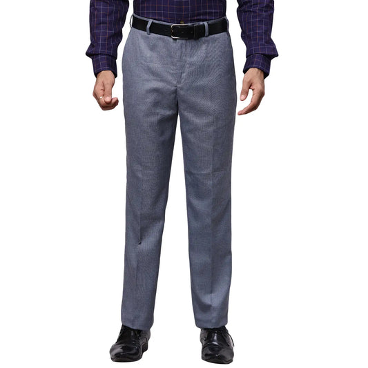 Men Slim Fit Dark Blue Shirt