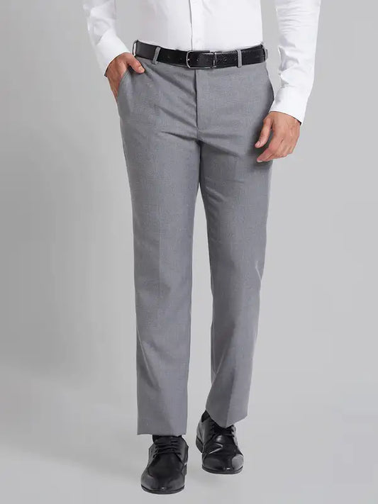 Men Smart Fit Black Trouser