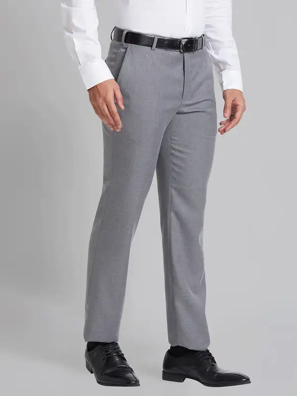 Men Smart Fit Black Trouser