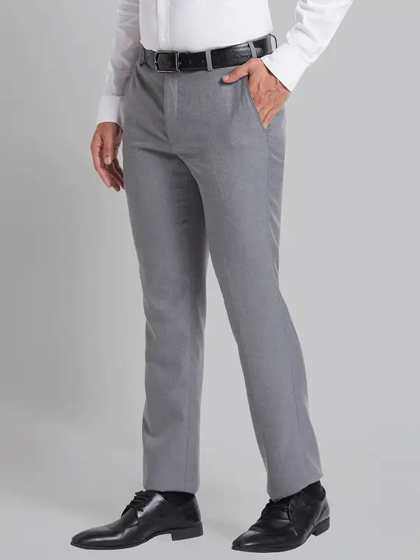 Men Smart Fit Black Trouser