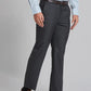 Men Brown Smart Fit Checks Polyester Blend   Trouser
