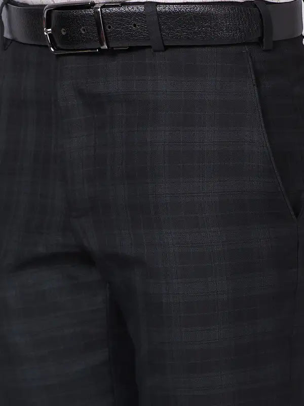Men Slim Fit Blue Waist Coat
