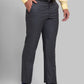 Men Smart Fit Blue Trouser