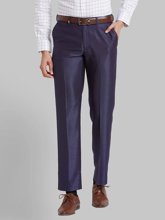 Men Smart Fit Grey Trouser