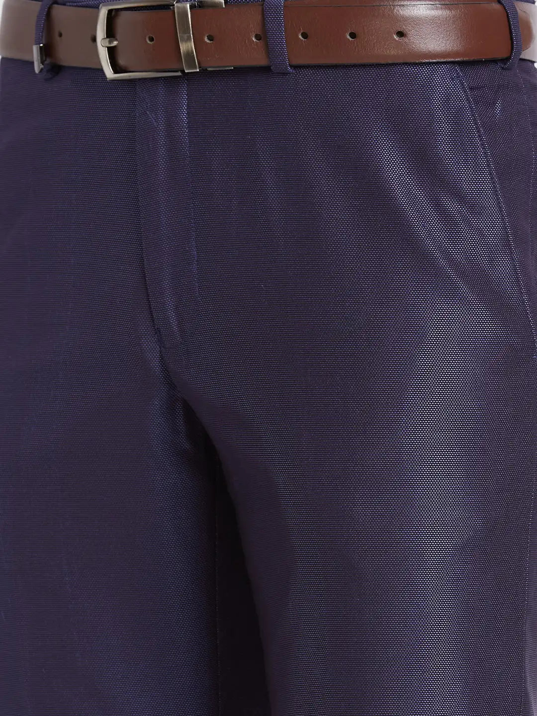 Men Smart Fit Grey Trouser