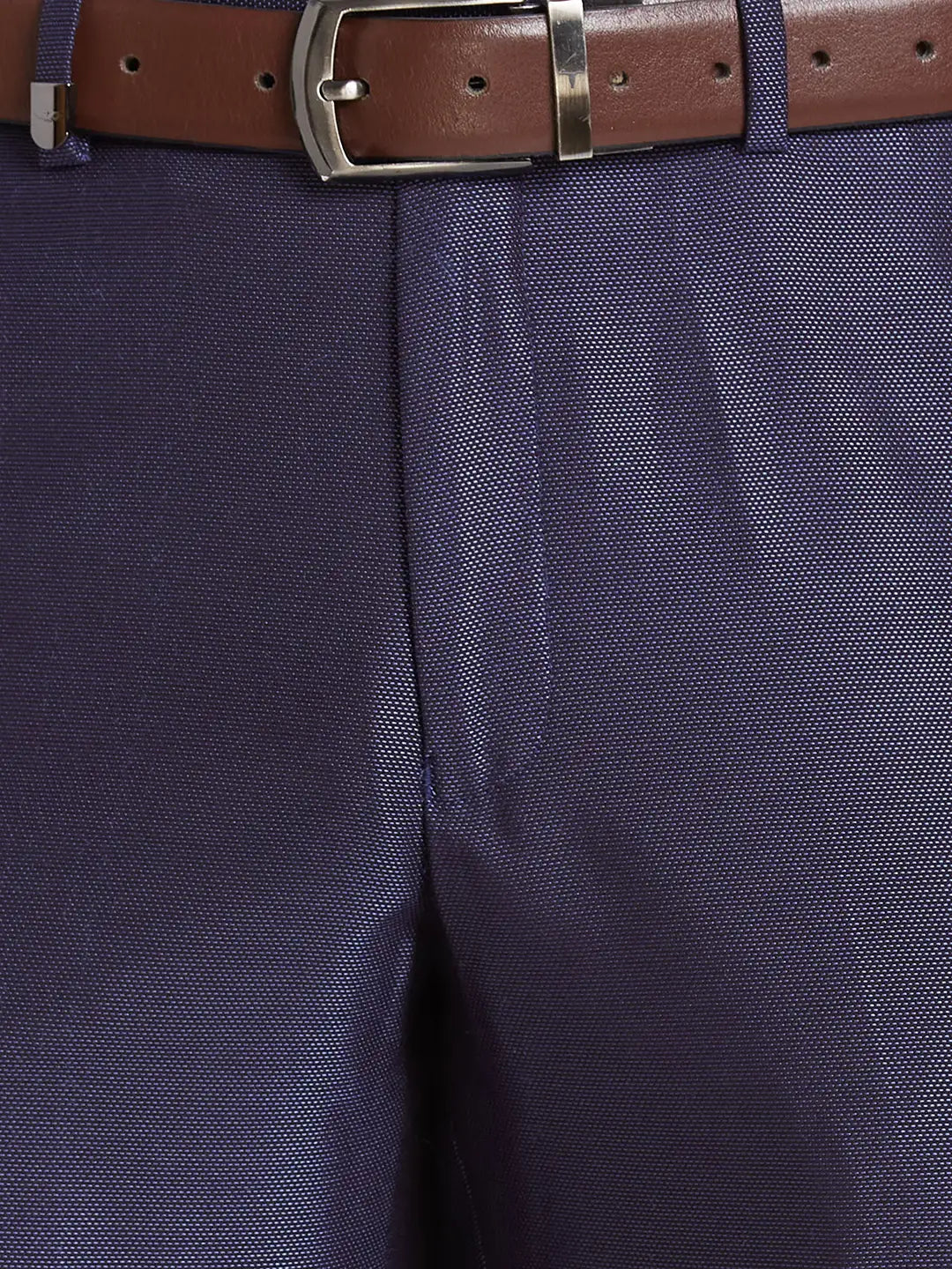 Men Smart Fit Grey Trouser