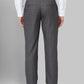 Park Avenue Men Grey Structure Neo Fit Polyester Blend Trouser