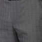Park Avenue Men Grey Structure Neo Fit Polyester Blend Trouser