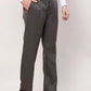 Park Avenue Men Black Solid Smart Fit Polyester Blend Trouser