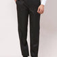 Park Avenue Men Black Structure Smart Fit Polyester Blend Trouser