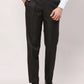 Park Avenue Men Fawn Structure Smart Fit Polyester Blend Trouser
