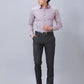 Park Avenue Men Brown Smart Fit Pick-A-Pick Linen Trousers