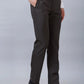 Park Avenue Men Brown Smart Fit Structure Linen Trousers