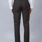 Park Avenue Men Brown Smart Fit Structure Linen Trousers