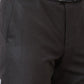 Park Avenue Men Brown Smart Fit Structure Linen Trousers