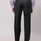Park Avenue Men Petrol Smart Fit Structure Cotton Trousers