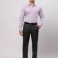 Park Avenue Men Petrol Smart Fit Structure Cotton Trousers