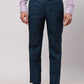 Park Avenue Men Grey Smart Fit Solid Cotton Trousers