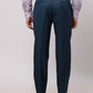 Park Avenue Men Grey Smart Fit Solid Cotton Trousers