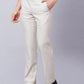Park Avenue Men Blue Plain Smart Fit Polyester Blend Trouser
