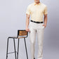 Park Avenue Men Blue Plain Smart Fit Polyester Blend Trouser
