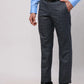 Park Avenue Men Blue Smart Fit Checks Cotton Trousers