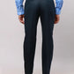 Park Avenue Men Grey Smart Fit Solid Cotton Trousers
