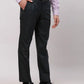 Park Avenue Men Brown Smart Fit Checks Cotton Trousers
