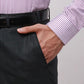 Park Avenue Men Brown Smart Fit Checks Cotton Trousers