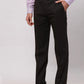 Park Avenue Men Black Smart Fit Checks Cotton Trousers