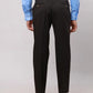 Park Avenue Men Blue Smart Fit Checks Cotton Trousers