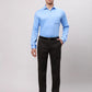 Park Avenue Men Blue Smart Fit Checks Cotton Trousers