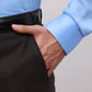Park Avenue Men Blue Smart Fit Checks Cotton Trousers