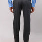 Park Avenue Men Black Smart Fit Checks Cotton Trousers