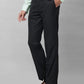 Park Avenue Men Brown Checks Smart Fit Polyester Blend Trousers