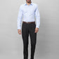 Park Avenue Men Fawn Structure Smart Fit Polyester Blend Trousers