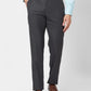 Park Avenue Men Blue Solid Smart Fit Polyester Blend Trouser