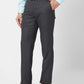 Park Avenue Men Blue Solid Smart Fit Polyester Blend Trouser