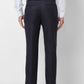 Park Avenue Men Black Smart Fit Solid Cotton Trousers